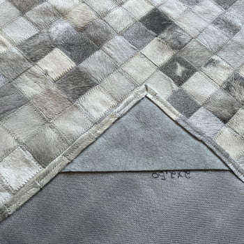 Tapete de cinza griss 2,00x2,50 sem bordas peça 5x5cm